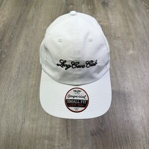 Imperial Snapback Hat Golf Cap Small Fit UPF 50+ Long Cove Club White